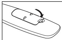 SAMSUNG LE52A559P4F - Batterijen in de afstandsbediening plaatsen - 3