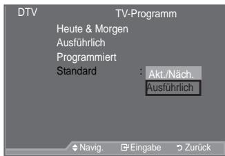 SAMSUNG LE52A559P4F - Einstellen des Standardführers - 1