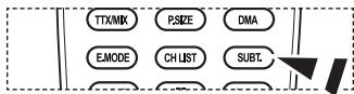 SAMSUNG LE52A559P4F - Impostazione dei sottotitoli - 2