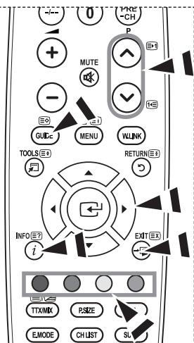 SAMSUNG LE52A559P4F - Programma-informatie weergeven - 3