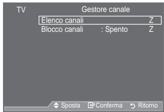 SAMSUNG LE52A559P4F - Aggiunta / Blocco di canali - 2