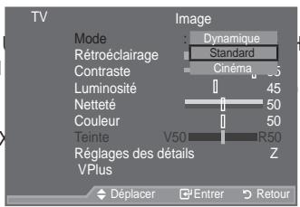 SAMSUNG LE52A559P4F - Changement de la norme image - 2