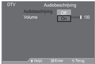 SAMSUNG LE52A559P4F - De geluidsbeschrijving selecteren - 2