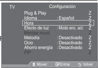 SAMSUNG LE52A559P4F - Ajuste del temporizador de desconexión - 1