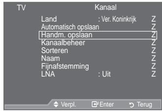SAMSUNG LE52A559P4F - Kanalen handmatig opslaan - 1