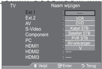 SAMSUNG LE52A559P4F - De namen van de ingangsbron bewerken - 2