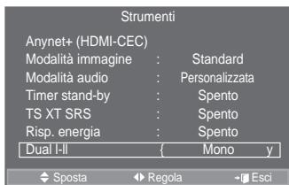 SAMSUNG LE52A559P4F - Sezione della modalità audio - 1