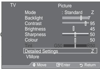 SAMSUNG LE52A559P4F - &amp;RQ;JXULQQJ 'HWDLOHG 6HWWLQQJV RQ WKH 3 - 1