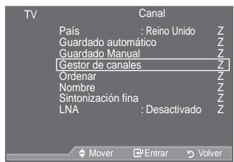SAMSUNG LE52A559P4F - Adicc y bloqueo de canales - 1