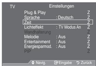 SAMSUNG LE52A559P4F - Sleep-Timer einstellen - 1