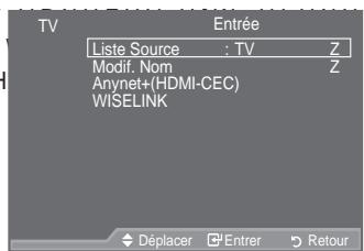 SAMSUNG LE52A559P4F - Sélection de la source - 1