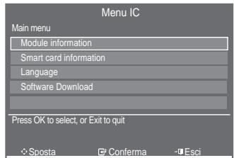 SAMSUNG LE52A559P4F - Selezione del menu IC (Interfaccia comune) - 1