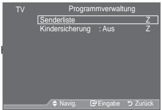 SAMSUNG LE52A559P4F - Sender hinzufugen/sperren - 2