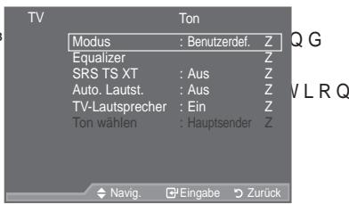 SAMSUNG LE52A559P4F - Audiofunktionen - 1