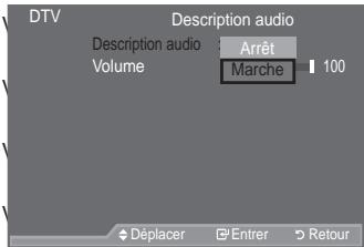 SAMSUNG LE52A559P4F - Sélection de la description audio - 2