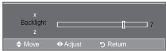SAMSUNG LE52A559P4F - Adjusting the Custom Picture - 2
