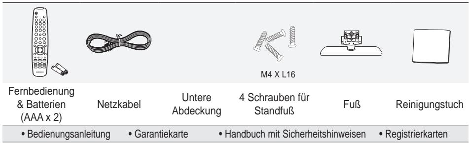 SAMSUNG LE52A559P4F - Lieferumfang - 1