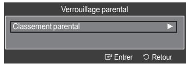 SAMSUNG LE52A568P3M - Réglage de votre numéro d'identification personnel (NIP) - 6