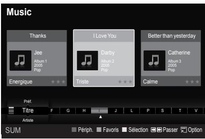 SAMSUNG LE52A568P3M - Lecture d'un fichier musical - 1