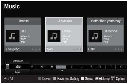 SAMSUNG LE52A568P3M - Playing a music file - 1