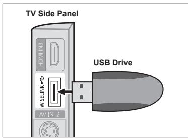 SAMSUNG LE52A568P3M - Connecting a USB Device - 1