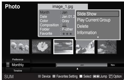 SAMSUNG LE52A568P3M - Viewing a Slide Show - 1
