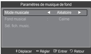 SAMSUNG LE52A568P3M - Configuration du fond musical - 2