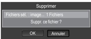 SAMSUNG LE52A568P3M - Suppression d'un fichier photo - 2