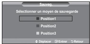 SAMSUNG LE52A568P3M - Accès à la position mémorisée - 3