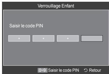 SAMSUNG LE52A568P3M - Activation du Verrouillage Enfant - 2