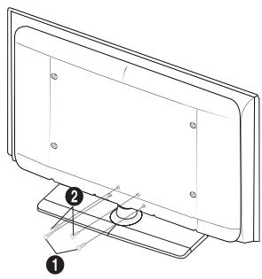 SAMSUNG LE52A568P3M - Installation du support - 2