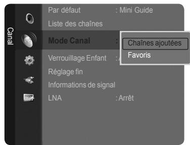 SAMSUNG LE52A568P3M - Réglage du gestionnaire de chaînes - 2