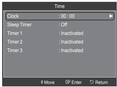 SAMSUNG LE52A568P3M - Option 2: Setting the Clock Automatically - 2
