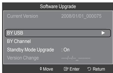 SAMSUNG LE52A568P3M - Upgrading the Software - 3