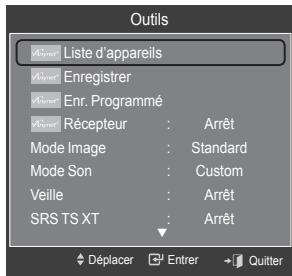 SAMSUNG LE52A568P3M - Recherche d'appareils Anynet+ et basculement entre des apparèils - 1