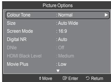 SAMSUNG LE52A568P3M - Size: Auto Wide/16:9/Wide Zoom/Zoom/4:3/Just Scan - 2
