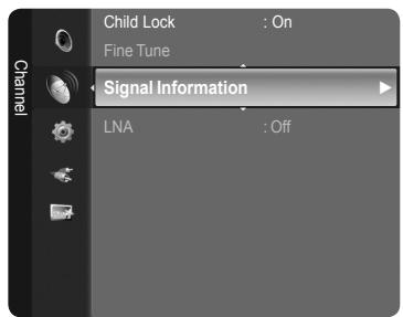 SAMSUNG LE52A568P3M - Checking the Digital-Signal Information - 1