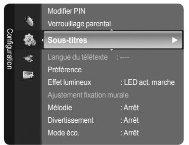SAMSUNG LE52A568P3M - Réglage de votre numéro d'identification personnel (NIP) - 8