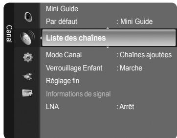 SAMSUNG LE52A568P3M - Sélection de vos chaînes favorites - 1