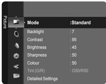 SAMSUNG LE52A568P3M - Viewing the Menus - 2