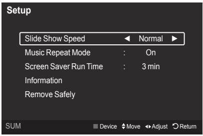 SAMSUNG LE52A568P3M - Slide Show Speed - 1