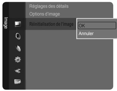 SAMSUNG LE52A568P3M - Reinitialisation des paramètres d'image à leur valeur par défaut. - 1