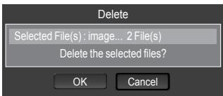 SAMSUNG LE52A568P3M - Deleting Multiple Photos - 2