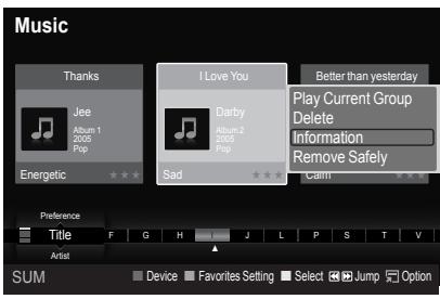 SAMSUNG LE52A568P3M - Viewing the Information - 1