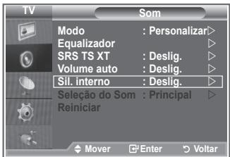 SAMSUNG LE52M87BD - Se quiser ouvir som em de colunas separadas, cancele o amplificador interno. - 1