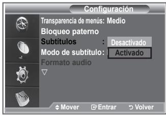 SAMSUNG LE52M87BD - Se pueda activar o desactivar los subtitles. - 1