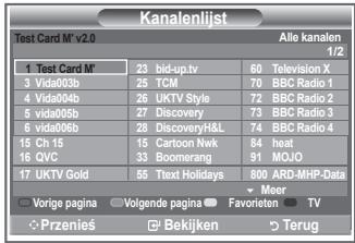 SAMSUNG LE52M87BD - De kanaallijst selecteren - 1