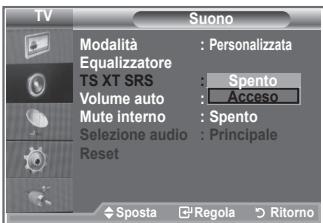 SAMSUNG LE52M87BD - Impostazione di TruSurround XT (SRS TS XT) - 3