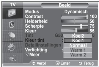 SAMSUNG LE52M87BD - U kunt zichen welke kleurtint u het prettigt vindt. - 2