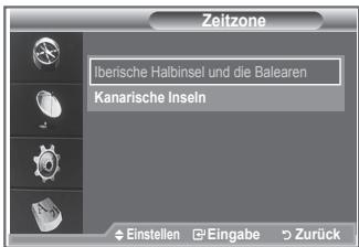 SAMSUNG LE52M87BD - Wahlen Sie die Zeitzone entsprechend Ihrwohnsitz aus. - 2